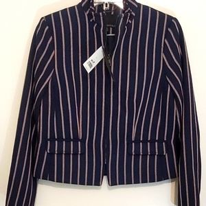 BANANA REPUBLIC STRIPED JACKET SZ 4 NWT✨️